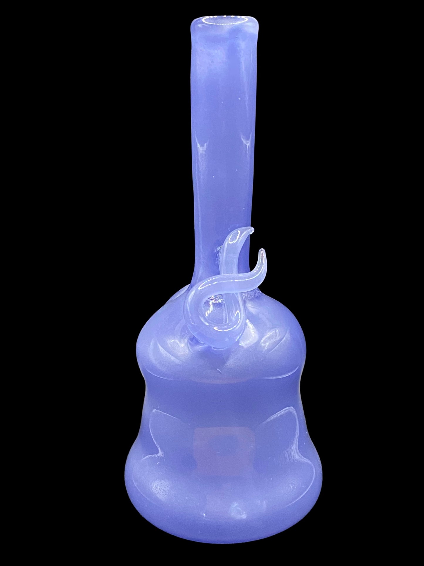 Blue Satin Flame Tube by Magizle Glass