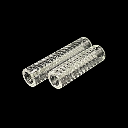 6mm Hollow Quartz Terp Pillars - Spiral