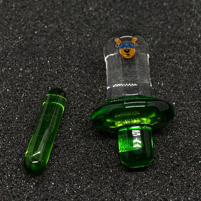 Keys Glass - Scooby Doo Portland Green Control Tower Plug Cap Set
